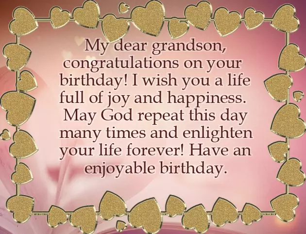 Happy Birthday To My Great Grandson