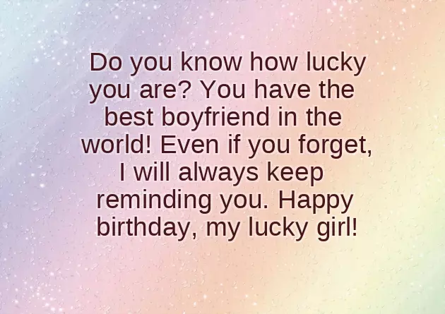 Happy Birthday Message To My Girlfriend