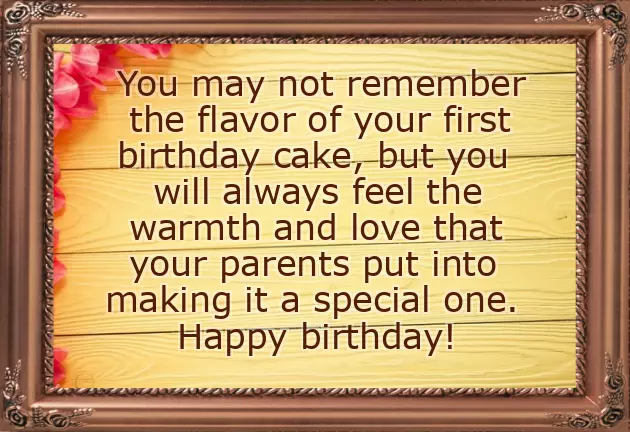 1St Birthday Wishes For Son