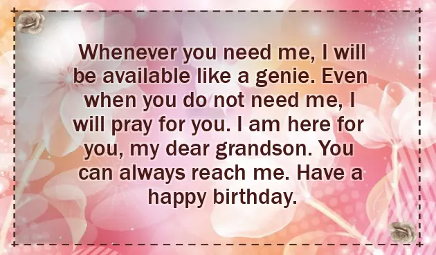 Message To Grandson Message To Grandson