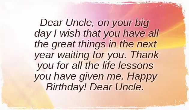 Uncle Birthday Wishes Quotes