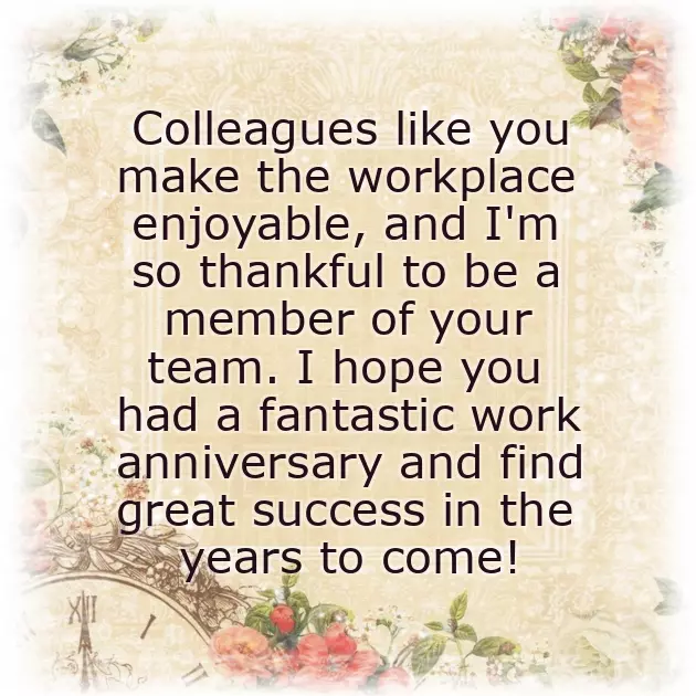 Congratulations Coworker Anniversary Congratulations Coworker Anniversary
