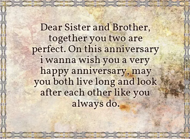 Brother Wedding Anniversary Wishes Brother Wedding Anniversary Wishes