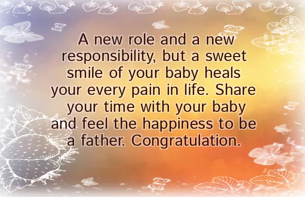 Congrats To Become A Father