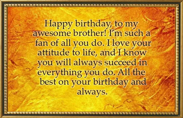 Good Words For Brother Birthday Good Words For Brother Birthday