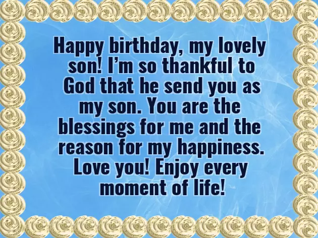 Happy Birthday From Parents To Son Happy Birthday From Parents To Son