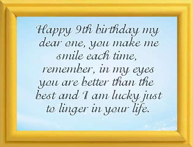 Happy 9Th Birthday Nephew Happy 9Th Birthday Nephew