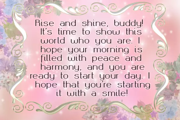 Good Morning Message With Good Morning Message With