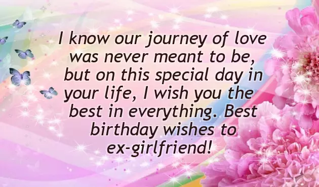 Birthday Wishes For My Ex