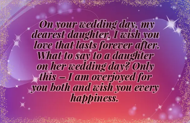 Wishes To Parents On Daughter