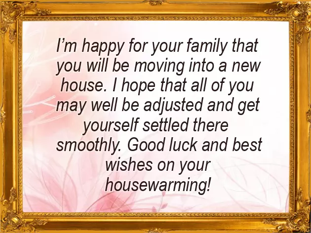 New House Congratulations Message New House Congratulations Message