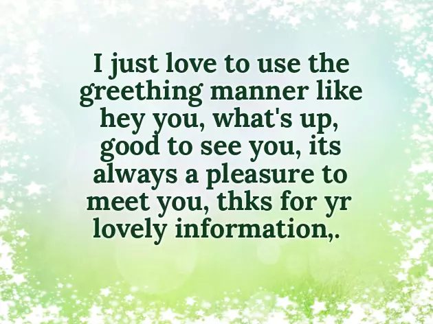 Greetings From Someone Greetings From Someone