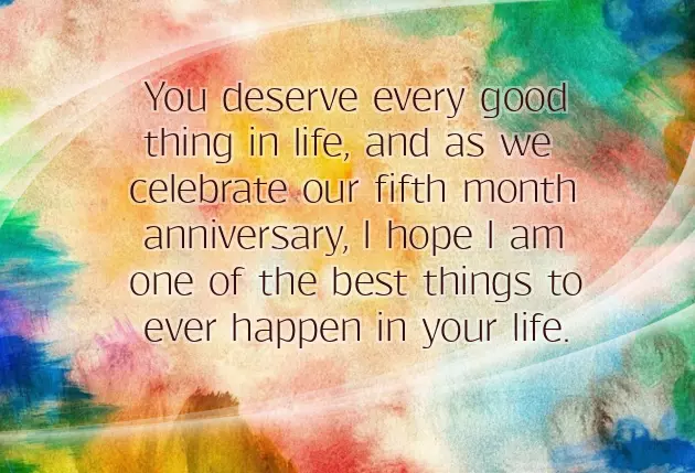 Happy 5 Month Anniversary Happy 5 Month Anniversary