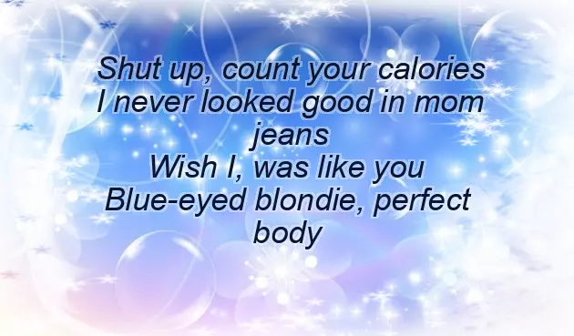 Wish I Was Like You Blue Eyed Blondie