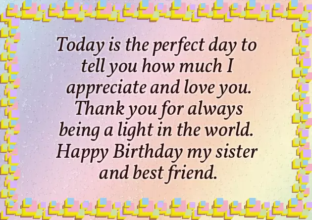 Happy Birthday Inspirational Quotes For Sister