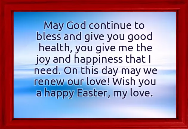 Easter Message For My Love Easter Message For My Love
