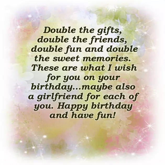 Happy Birthday Wishes To My Twin Brother Happy Birthday Wishes To My Twin Brother