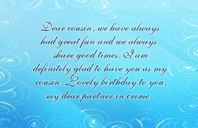 Happy Birthday To Female Cousin