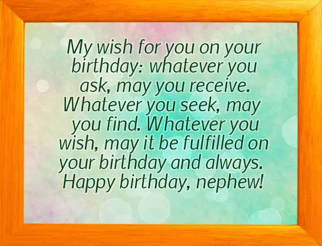 Birthday Wishes For A Special Nephew Birthday Wishes For A Special Nephew