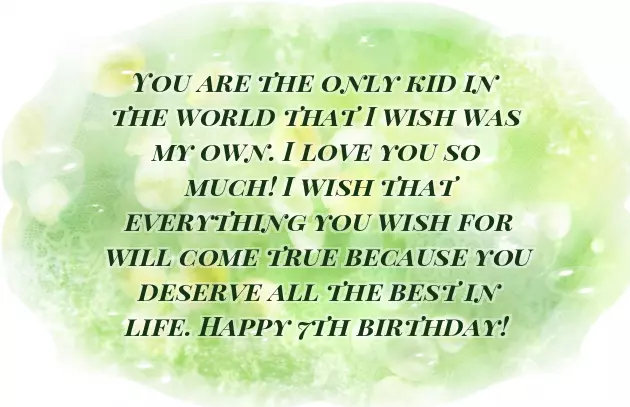 Son 7Th Birthday Wishes Son 7Th Birthday Wishes