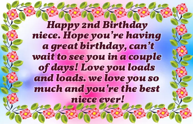 Happy Birthday Niece Short Quotes