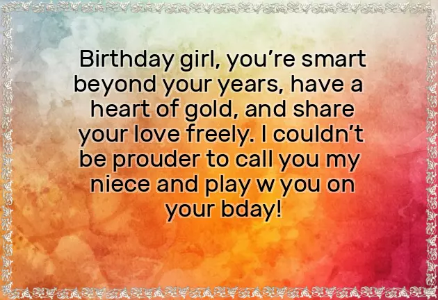 My Beautiful Niece Birthday My Beautiful Niece Birthday