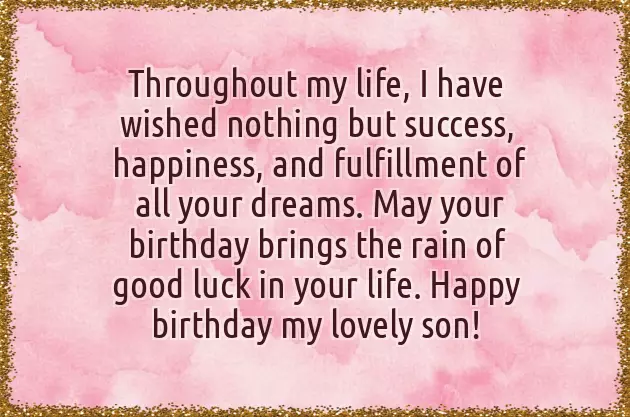 Birthday Quotes For Son