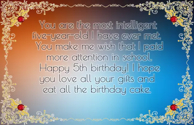 Happy Birthday Baby Girl 5 Years