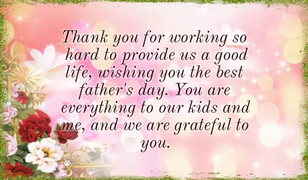 Fathers Day Wishes To Husband From Wife Fathers Day Wishes To Husband From Wife