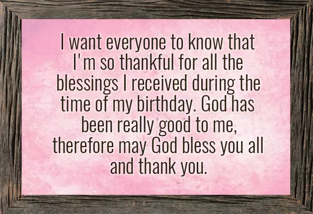 Saying Thank You For My Birthday Wishes Saying Thank You For My Birthday Wishes