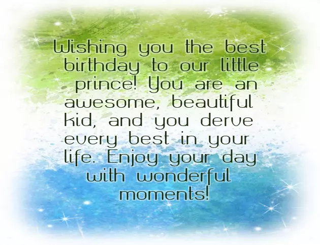 Birthday Wishes For One Year Son