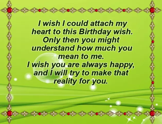 Birthday Blessing Wishes For Lover