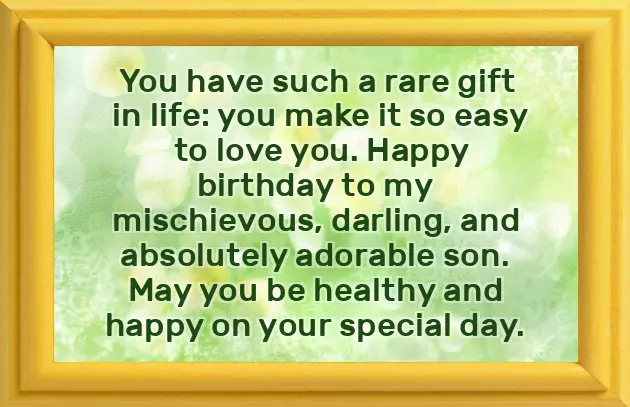 First Birthday Wishes From Parents To Son