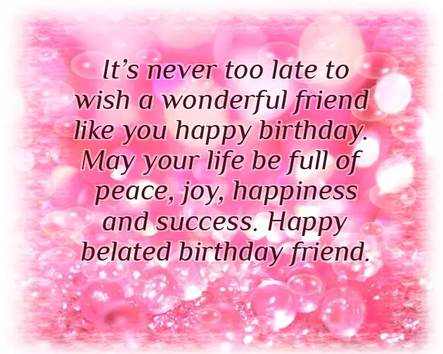 Late Birthday Wishes To Girlfriend Late Birthday Wishes To Girlfriend