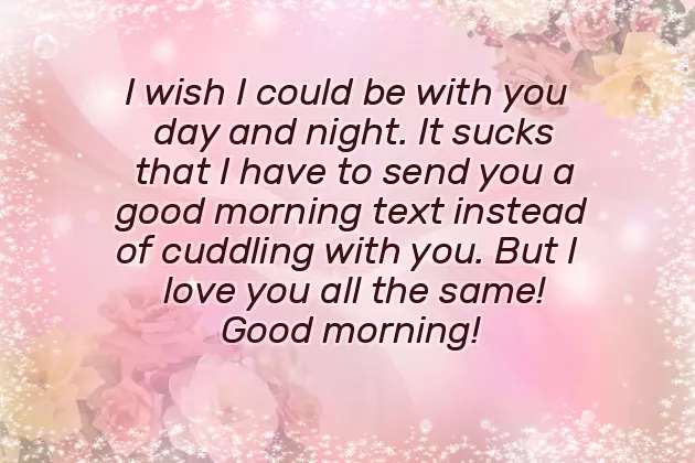 Good Morning Message To My Man