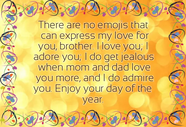 Birthday Wishes For Brother Like Father