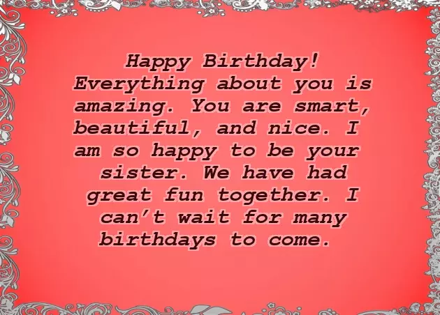 Birthday Wishes For My Sister From Another Mother