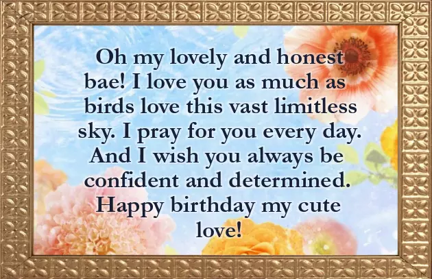 Birthday Wishes For Bf Heart Touching