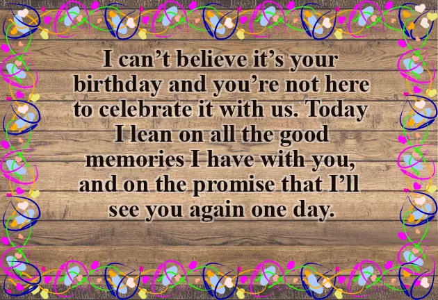 Big Brother Birthday Thought