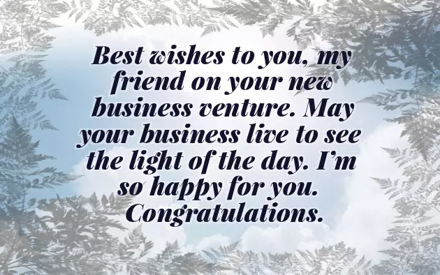 Wishes On New Business