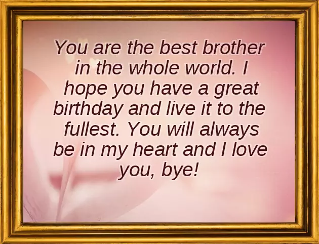 Little Brother Birthday Wishes