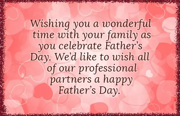 Happy Fathers Day Message From Business Happy Fathers Day Message From Business