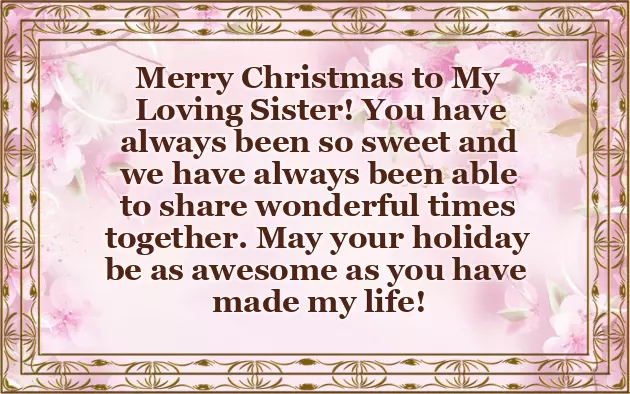 Christmas Wishes To Sister And Brother In Law