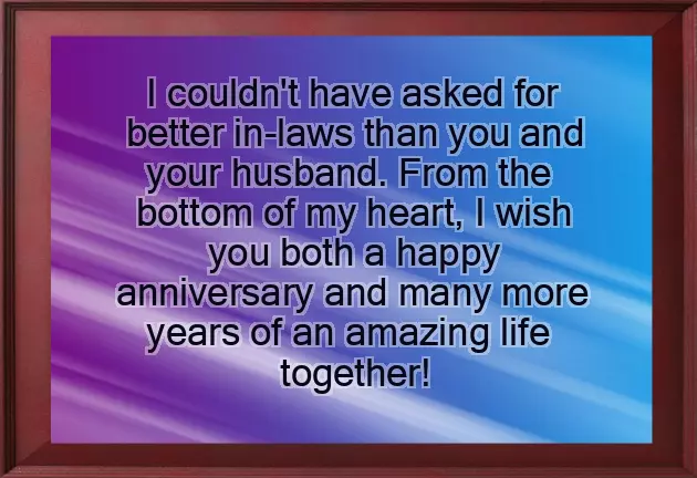 Happy Anniversary For Parents In Law Happy Anniversary For Parents In Law
