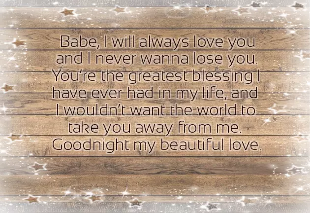 Good Night My Love For Him