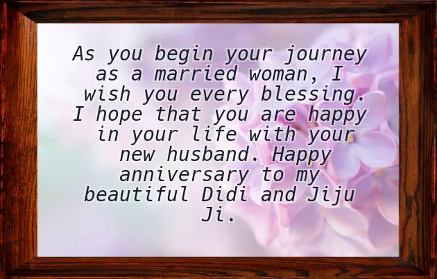 Happy Marriage Anniversary Didi