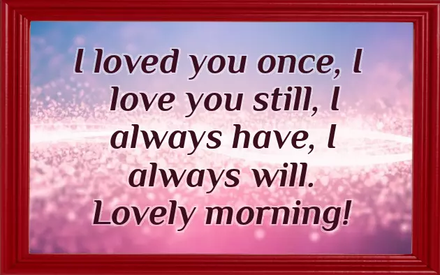 Morning Romantic Wishes