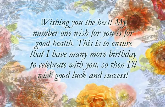 Beautiful Text For Birthday