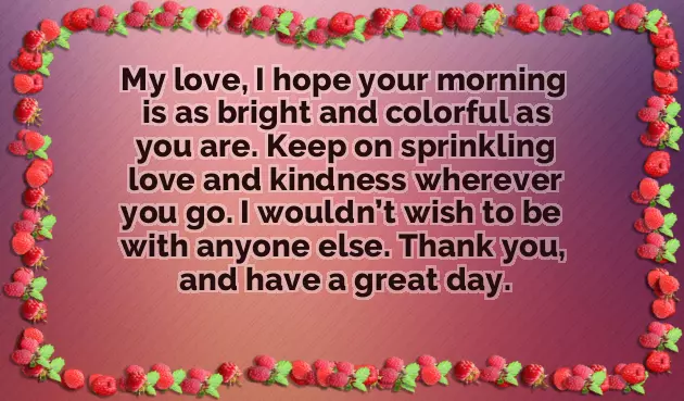 Most Beautiful Good Morning Message For Her Most Beautiful Good Morning Message For Her