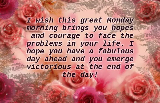 Good Morning Monday Wishes With Flowers Good Morning Monday Wishes With Flowers
